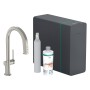 hansgrohe Aqittura M91 SodaSystem 210, beccuccio estraibile, 1 getto, sBox lite, Kit di avviamento