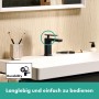 Rubinetto monocomando per lavabo hansgrohe Tecturis E 110 CoolStart risparmio d'acqua+ con scarico - immagine prodotto