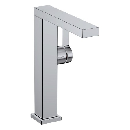 Rubinetto monocomando per lavabo hansgrohe Tecturis E 210 Fine CoolStart con bocca girevole e scarico