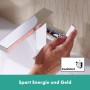 Rubinetto monocomando per lavabo hansgrohe Tecturis E 210 Fine CoolStart con bocca girevole e scarico - vista dettagliata