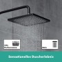 hansgrohe Crometta E Duschkopf 240 1 Strahlart wassersparend 9 l/min - technische Ansicht