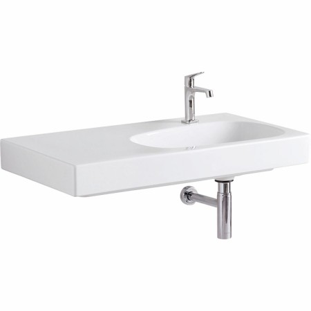Vasque Geberit Citterio avec tablette à gauche, 90 cm
