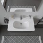 Lavabo sous meuble Duravit D-Code 85 cm - vue détaillée