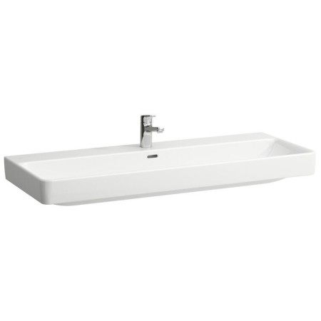 Lavabo LAUFEN PRO S 120 cm encastrable avec 1 trou de robinet, avec trop-plein