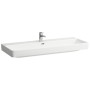 Lavabo encastrable LAUFEN PRO S 120 cm avec 1 trou de robinet, avec trop-plein