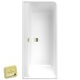 Villeroy & Boch Collaro Vorwand-Badewanne Duo 179 x 79 cm für Eckeinbau links - technische Ansicht