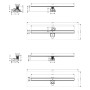 hansgrohe RainDrain Allround Komplettset Duschrinne 120 cm für Standard-/flache Installation - Produktansicht