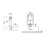 Duravit DuraSystem WC-Element, für Nasseinbau - Detailansicht