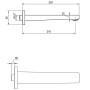 Villeroy & Boch Architectura Square Badewannenauslauf