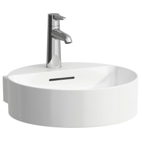 Évier de lavabo mural LAUFEN Val 40 x 42,5 cm avec 1 trou de robinet, avec trop-plein