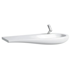 Lavabo encastrable LAUFEN Alessi 120 x 50 cm, avec trou de robinet et tablette à gauche