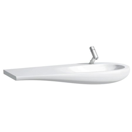 Lavabo encastrable LAUFEN Alessi 120 x 50 cm, avec trou de robinet et tablette à gauche