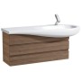 Lavabo encastrable LAUFEN Alessi 120 x 50 cm, avec trou de robinet et tablette à gauche - vue détaillée