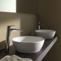 Vasque LAUFEN PRO B 42 cm sans trou de robinet, avec trop-plein - photo produit