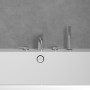 Villeroy & Boch Conum Vierloch-Badewannenrandarmatur - Produktansicht