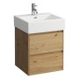 Vasque LAUFEN Living City 50 cm avec trop-plein et 1 trou de robinet - vue technique