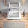Vasque Duravit Vero Air polie sans trou pour robinet 60 x 47 cm, avec trop-plein - photo produit