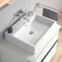 Lavabo Duravit Vero Air poli sans trou de robinet 60 x 47 cm, avec trop-plein