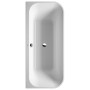 Baignoire Duravit Happy D.2 Rectangle 180 x 80 cm, avec habillage en acrylique intégré