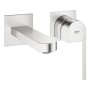 Robinet de lavabo mural GROHE Plus à 2 trous, saillie de 14,7 cm