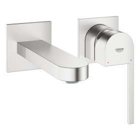 Robinet de lavabo mural GROHE Plus à 2 trous, saillie de 14,7 cm