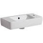Lavabo compact Geberit Renova 50 cm, plan de pose à gauche