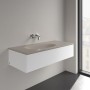 Villeroy & Boch Antao Schrankwaschtisch 120 x 50 cm, ohne Überlauf und ohne Hahnloch - technische Ansicht