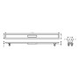 Ensemble d'installation hansgrohe RainDrain 120 cm pour ensembles prêts à poser de caniveaux de douche - vue détaillée