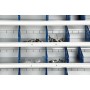 Wolfstahl Sichtlagerschrank (Magazinschrank) lichtgrau 100 x 30 x 198 cm - technische Ansicht