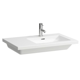 Vasque LAUFEN Living Square 75 x 48 cm avec 1 trou de robinet, étagère à gauche
