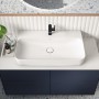 Villeroy & Boch Finion Aufsatzwaschtisch 80 cm mit Hahnloch, ohne Überlauf und Unterseite geschliffen - Produktansicht
