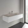 Villeroy & Boch Antao Schrankwaschtisch 120 x 50 cm, ohne Überlauf, mit 1 Hahnloch - technische Ansicht