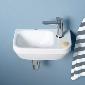 Lavabo à main Duravit No. 1 de 36 cm, avec 1 trou de robinet à droite, sans trop-plein