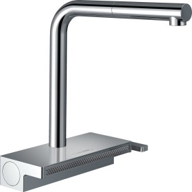 hansgrohe Aquno Select M81 Miscelatore monocomando per cucina 250, beccuccio estraibile, 2 getti, sBox