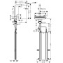 hansgrohe Aquno Select M81 Miscelatore monocomando per cucina 250, beccuccio estraibile, 2 getti, sBox