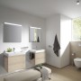 Vasque LAUFEN PRO S 60 cm avec 1 trou de robinet et trop-plein - vue technique