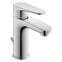 Duravit B.1 Einhebel-Waschtischmischer S FreshStart und MinusFlow, mit Zugstangen-Ablaufgarnitur