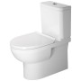 Duravit No. 1 Stand-WC Kombination Rimless - Detailansicht
