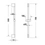 Astina doccia Duravit 70 cm - immagine prodotto