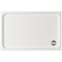 Receveur de douche rectangle Duravit D-Code 140 x 90 cm avec surface antidérapante