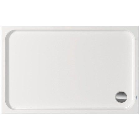 Receveur de douche rectangle Duravit D-Code 140 x 90 cm avec surface antidérapante