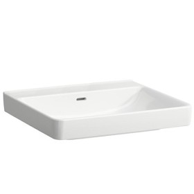 Lavabo LAUFEN PRO LIBERTY sans trou de robinet, avec trop-plein 60 x 55 cm