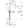 Rubinetto monocomando per lavello GROHE Minta, DN 15 - vista dettagliata