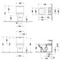 Duravit No. 1 Stand-WC Kombination Rimless - Produktansicht