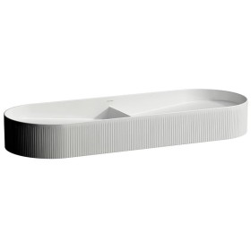 Vasque double LAUFEN Sonar 100 x 37 cm, avec texture de surface extérieure