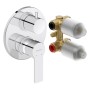 Duravit D-Code Einhebel-Wannenmischer Unterputz - Detailansicht