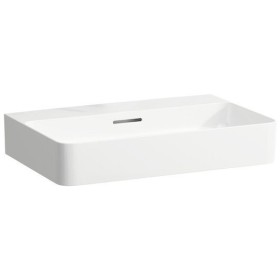 Vasque de comptoir LAUFEN Val 65 x 42 cm sans trou de robinet, avec trop-plein