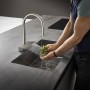 hansgrohe Aquno Select M81 Miscelatore monocomando da cucina 170, doccetta estraibile, 3 getti, sBox