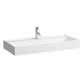 Vasque à poser LAUFEN Kartell 100 x 46 cm, avec 1 trou de robinet, sans trop-plein