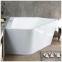 Duravit Paiova 5-Eck Badewanne rechts, mit Verkleidung 177 x 130 cm - Detailansicht